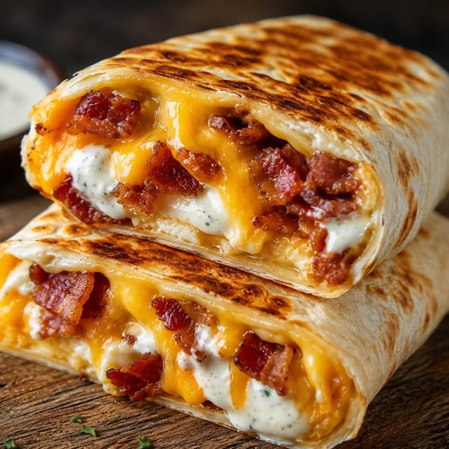 Grilled Chicken Bacon Ranch Wrap.