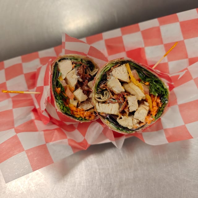 Grilled Chicken Bacon Ranch Wrap.