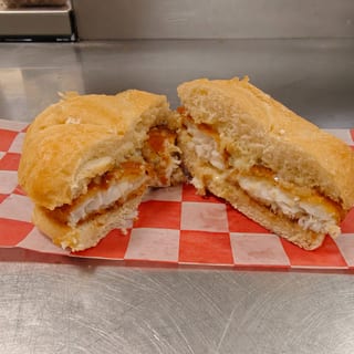 Beer Battered Cod Fillet Sandwich