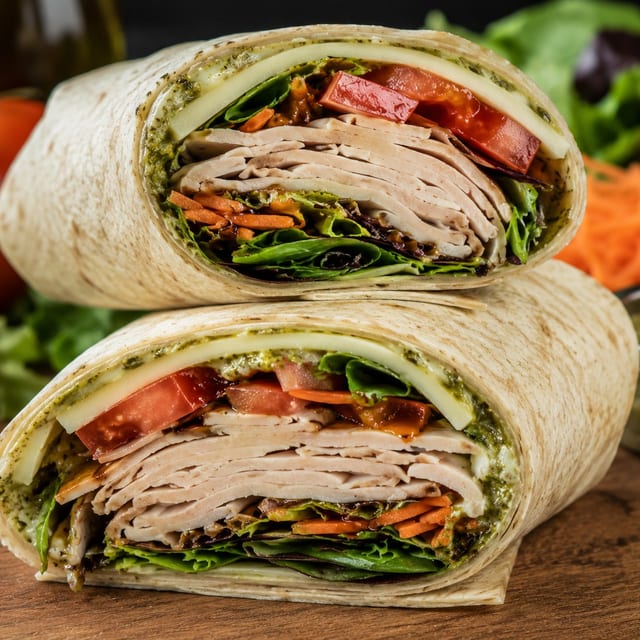 Tuscan Turkey Wrap.